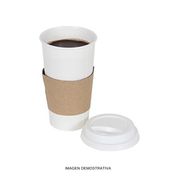 Vaso Bebida Caliente Solo Papel Blanco 16 Oz Caja 1,000 Piezas